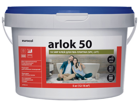 Клей для напольных покрытий Arlok 50 5кг Клей для напольных покрытий Arlok 50 5кг